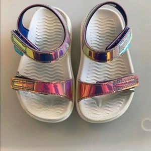 Native toddler velcro sandals size C7